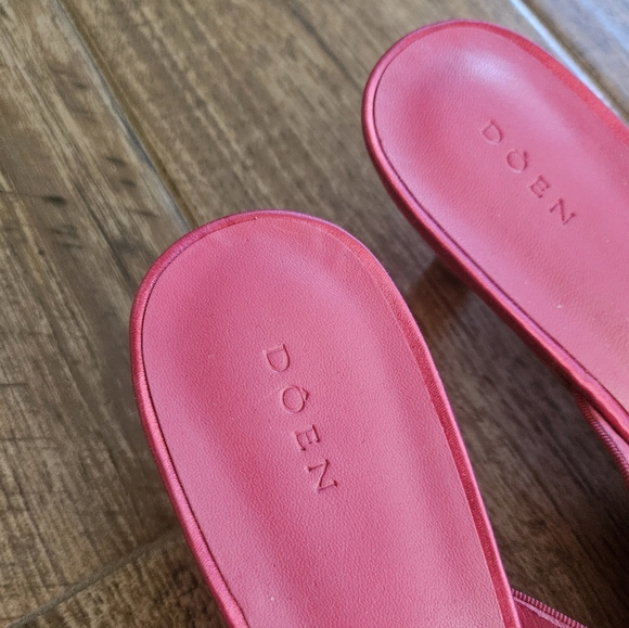 Doen Asher Mule in pink satin, 40 - Picture 8 of 12